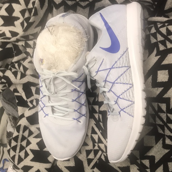 Men Air Nike sneakers light gray & blue, great condition - Picture 4 of 4